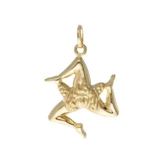 Trinacria Pendant 18kt Yellow Gold