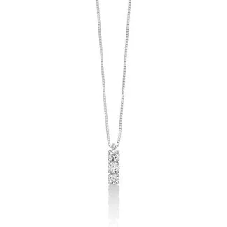 Miluna Necklace with Natural Diamonds in 18kt Gold