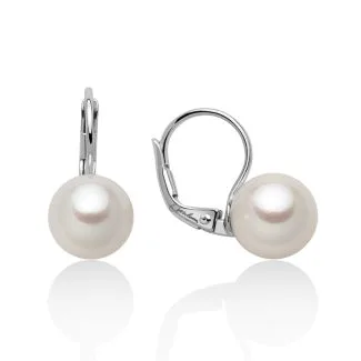 Miluna Freshwater Pearl Earrings in 18kt Gold