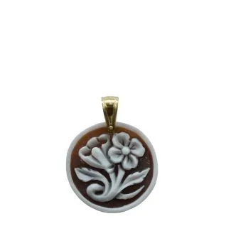 Women's Silver Cameo Pendant