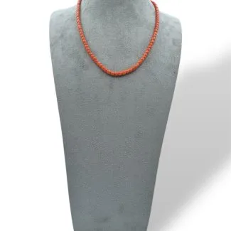 Barilotti Necklace in Sciacca Coral 18kt Gold