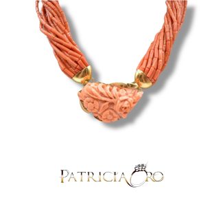 Collana donna con Corallo Sciacca, Susta Incisa
