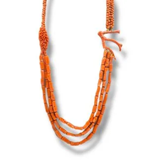 Sciacca Coral Necklace with Branch and Cluster