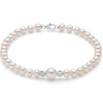Bracciale Miluna Perle Boule e Fantasia in oro 750: un gioiello di lusso per un'eleganza senza tempo.