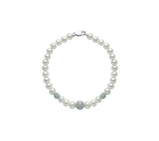 Bracciale Miluna di Perle e Diamanti: un gioiello di lusso con diamanti preziosi, perfetto per un'eleganza senza tempo.