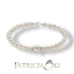 Bracciale Miluna di Perle Oriente, Oro Bianco e Diamanti: un gioiello di lusso per celebrare l'eleganza senza tempo.