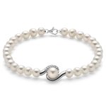 Bracciale Miluna con perle preziose: un gioiello di alta gioielleria per un'eleganza senza tempo.