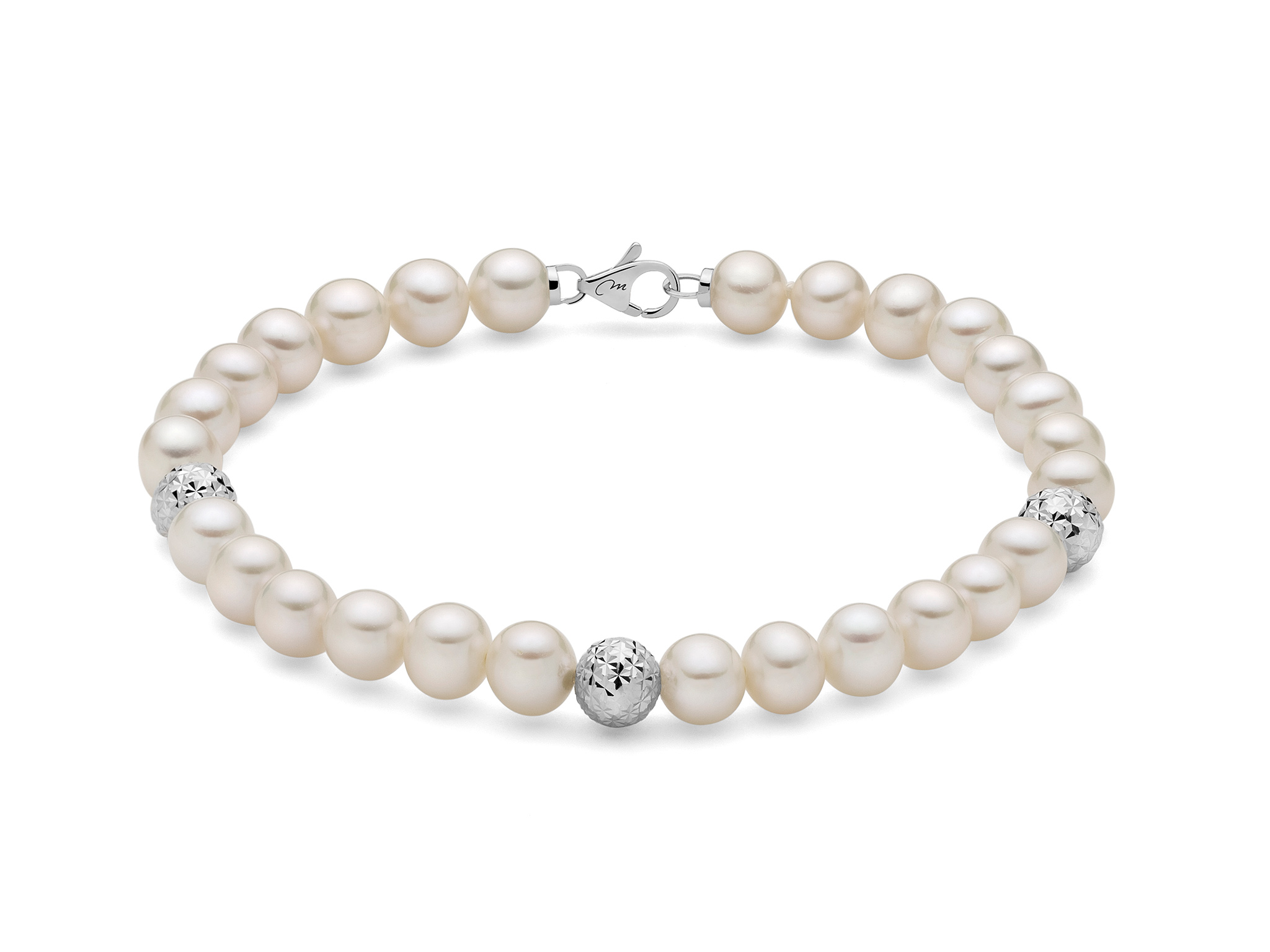 Bracciale Miluna con perle preziose e oro 18 carati: un gioiello di lusso italiano per un'idea regalo preziosa.