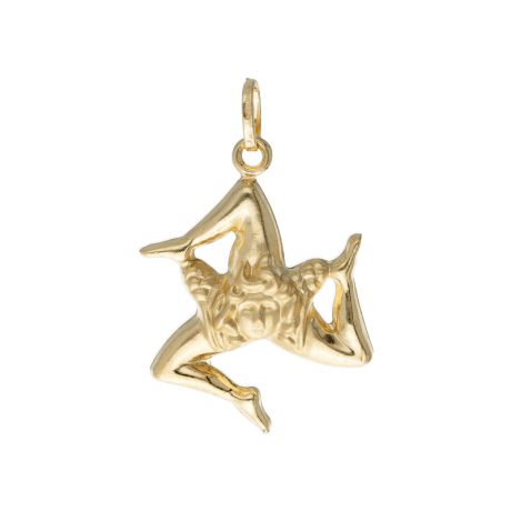 Ciondolo Trinacria Oro giallo 18k