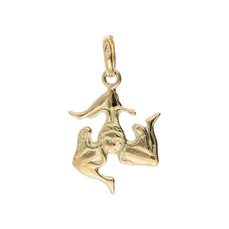 Ciondolo Trinacria Oro Giallo 18kt