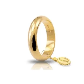 UnoAerre Wedding Band in Yellow Gold 10 Grams
