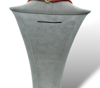 Splendida Collana Barilotti in Corallo Sciacca di Patricia Oro Creations, un gioiello made in italy di alta gioielleria. (Vista 2)