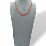 Splendida Collana Barilotti in Corallo Sciacca di Patricia Oro Creations, un gioiello made in italy di alta gioielleria.