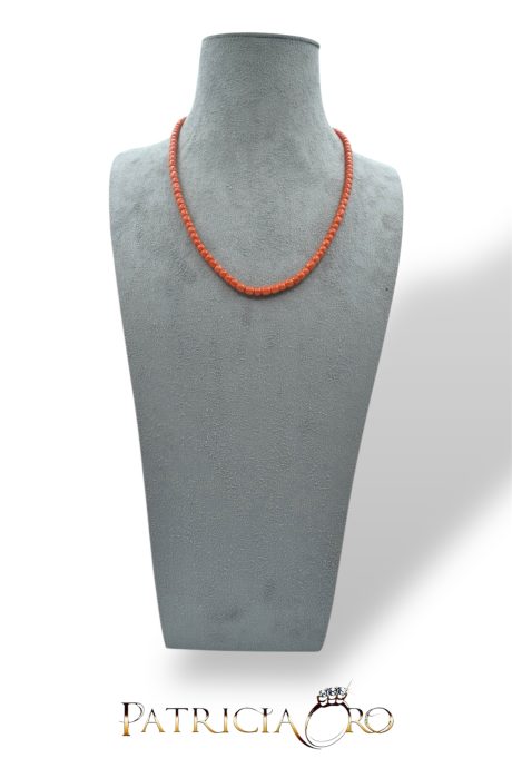 Collana Barilotti in Corallo Sciacca Oro 18kt