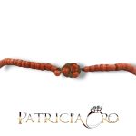 Splendida collana da donna in corallo, frutta e fiori, un capolavoro di gioielleria made in italy, perfetto per un regalo prezioso. (Vista 3)