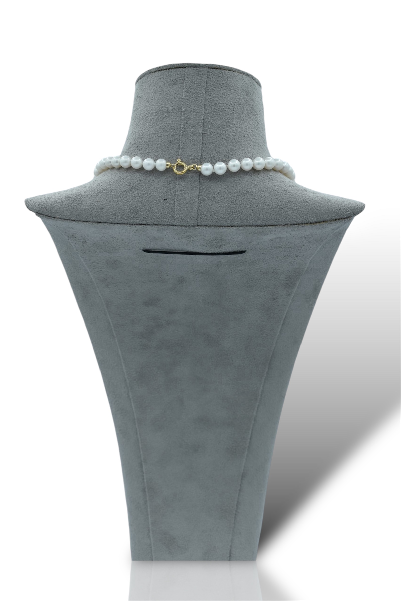 Splendida collana da donna in corallo e perle, un gioiello made in italy di Patricia Oro Creations, perfetto per un'idea regalo preziosa. (Vista 2)