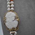 Splendida Collana Corallo Sciacca con Perle e Cammeo, un capolavoro di gioielleria made in italy (Vista 2)