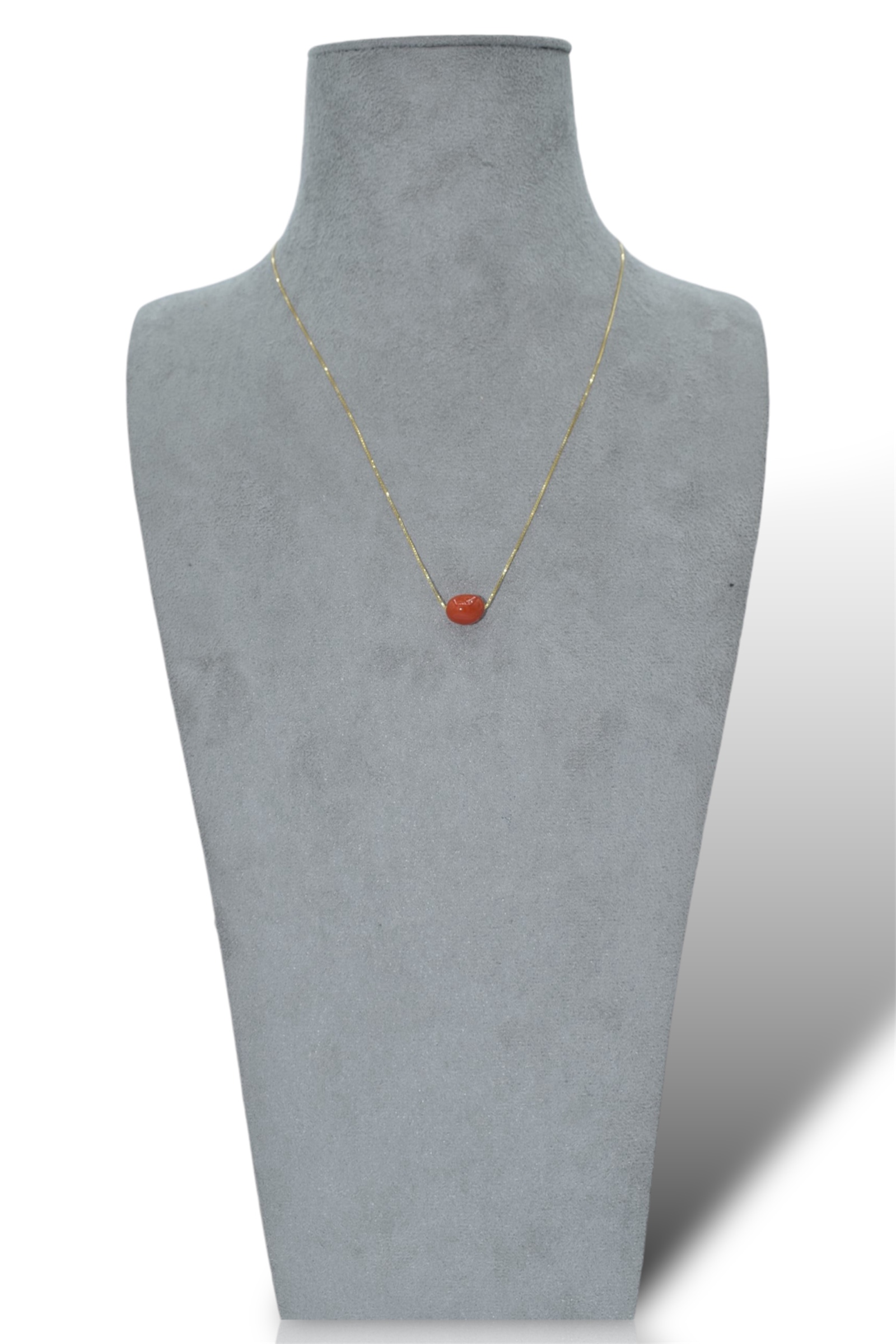 Splendida collana in Corallo Sciacca Sasso e catena in Arg.925, un gioiello made in italy di Patricia Oro Creations, perfetto per un'idea regalo preziosa.