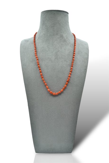 Collana in Corallo Sciacca con Chiusura Oro