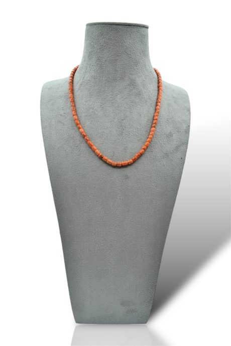 Collana Corallo Sciacca Barilotti con Chiusura Oro 750