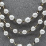 Splendida collana di perle barocche con ematite, un capolavoro di gioielli made in italy, perfetto per un'occasione speciale. (Vista 2)