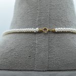 Collana di Perle con Cammeo. Oro 750%