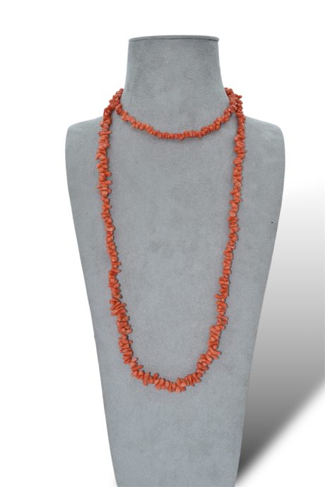 Collana donna corallo naturale cupolini Patricia Oro Creations