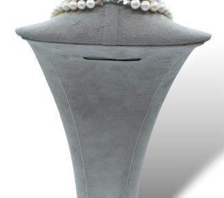 Splendida collana girocollo di perle barocche, un capolavoro di gioielli made in italy, perfetto per un'eleganza senza tempo. (Vista 2)