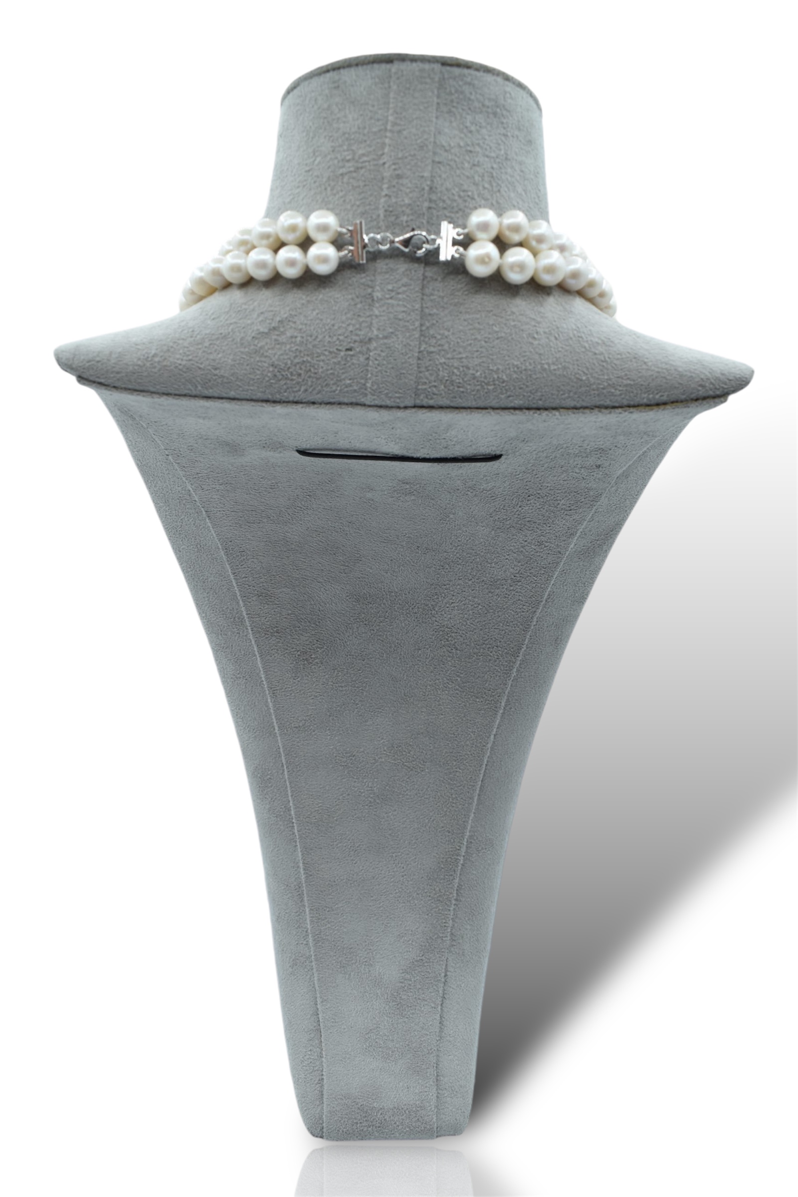 Splendida collana girocollo di perle barocche, un capolavoro di gioielli made in italy, perfetto per un'eleganza senza tempo. (Vista 2)