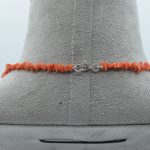 Collana girocollo da uomo in Corallo Sciacca e Corno, un gioiello made in italy di Patricia Oro Creations, perfetto per un regalo prezioso. (Vista 3)