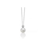 La Collana Miluna Diamante 1.4ct e Perla: un capolavoro di alta gioielleria con diamanti preziosi, perfetto per un'idea regalo indimenticabile.