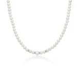La Collana Miluna Perle Boule e Diamanti, un capolavoro di alta gioielleria con diamanti preziosi, perfetta per un'idea regalo indimenticabile.