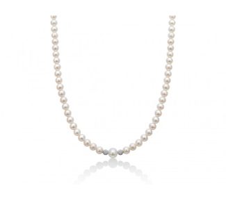 Scopri l'eleganza senza tempo della Collana Miluna di Perle Boule e Oro, un gioiello di lusso perfetto per un'idea regalo preziosa.