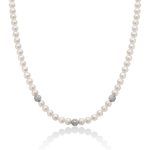 Collana Miluna Perle e Oro 18k: un capolavoro di gioielleria made in italy, simbolo di eleganza e raffinatezza.