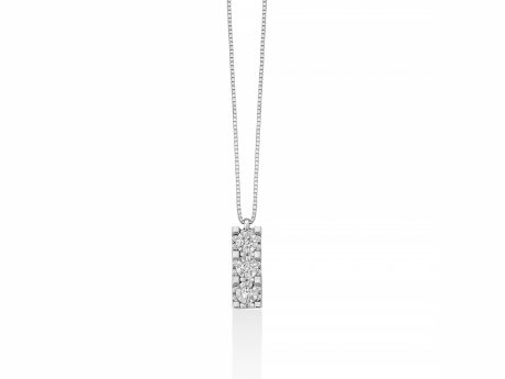 Collana Miluna Trilogy con Diamanti Brillanti in Oro 18k