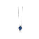 La Collana Miluna Zaffiro Blu e Diamanti, un gioiello di lusso che incarna l'eleganza. Un capolavoro di alta gioielleria con diamanti preziosi.