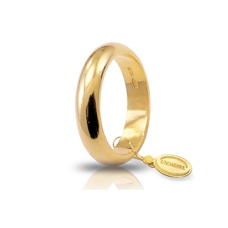 Fede Nuziale UnoAerre in Oro Giallo 10 Grammi