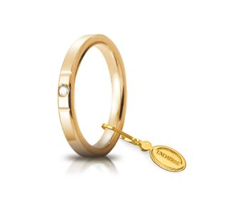 Fede UnoAerre Cerchi di Luce con Diamante: un gioiello di diamanti per celebrare l'amore eterno.