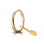 Fede UnoAerre Comoda 3mm in Oro 750: un simbolo eterno di amore e impegno, un gioiello di lusso per celebrare momenti speciali.