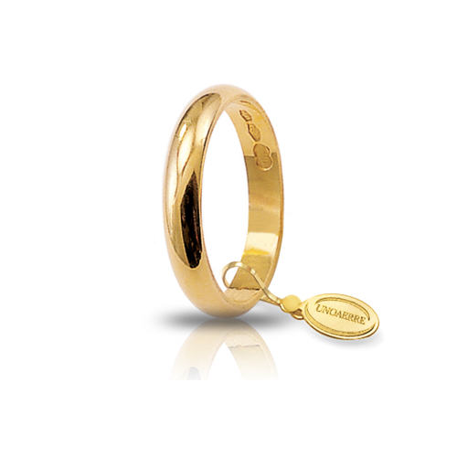 Fede UnoAerre Classica in Oro Giallo 750, un gioiello made in italy di alta qualità e design senza tempo.