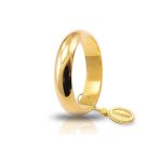 Fede UnoAerre Classica in Oro Giallo da 7 Grammi: un gioiello made in italy di alta oreficeria, perfetto come idea regalo preziosa.