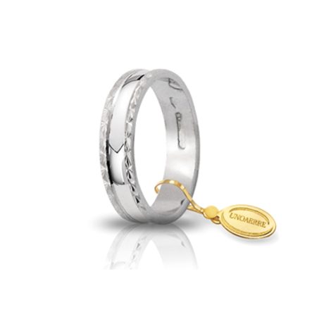 Fedina UnoAerre Anemone Oro Bianco 18 Carati