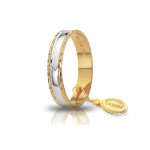 Fedina UnoAerre Anemone in oro 18kt: un gioiello di lusso che incarna l'eleganza stellata, perfetto per un regalo prezioso.