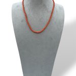 Girocollo in Corallo Sciacca da uomo, un gioiello made in italy di Patricia Oro Creations, perfetto per un regalo prezioso.