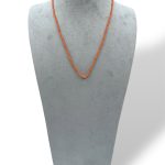 Girocollo da uomo in corallo Sciacca di Patricia Oro Creations, un gioiello made in Italy di alta gioielleria.