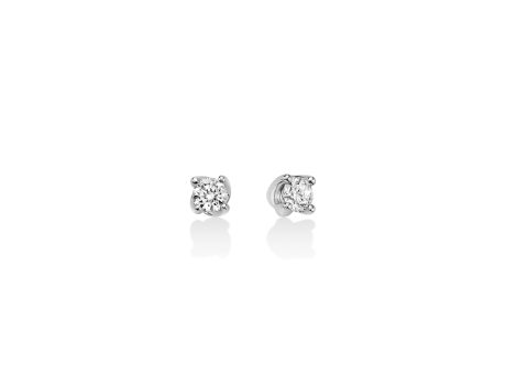Orecchini Miluna Oro Bianco 18kt Diamanti Brillanti