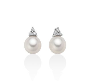 Orecchini Miluna PER2591: Diamanti e Perle, un'esplosione di luce e raffinatezza. Perfetti per chi cerca gioielli diamanti di alta gioielleria.