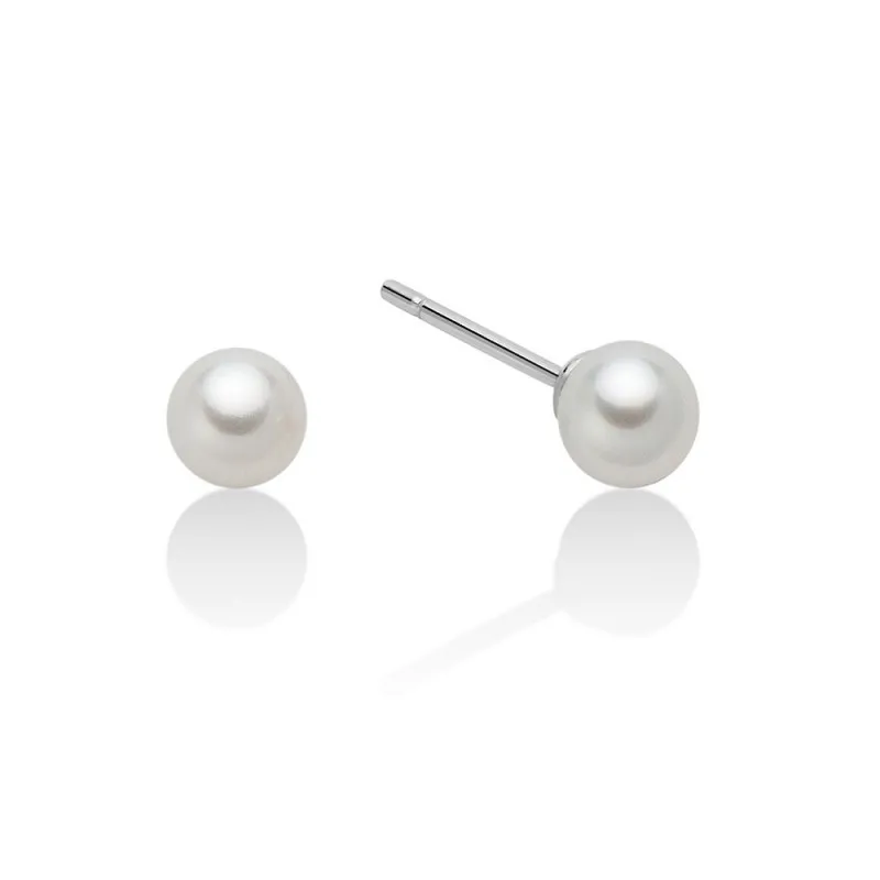 Orecchini Miluna di Perle e Oro Bianco 375: l'eleganza senza tempo dei gioielli di lusso italiani