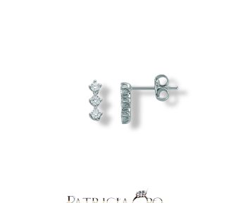 Orecchini Miluna Trilogy Diamanti in oro 18K: l'eleganza senza tempo dei gioielli diamanti per un regalo prezioso.