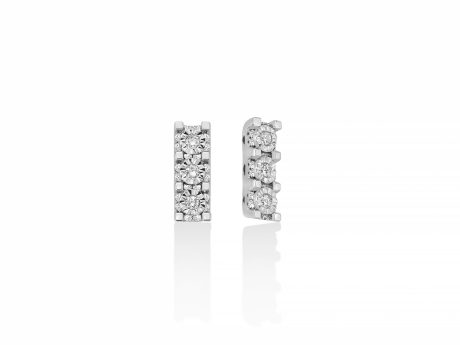 Orecchini Miluna Trilogy Diamanti Naturali Oro 18K